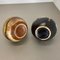 German Multi-Color Pottery Fat Lava Vases from Scheurich, 1970s, Set of 2, Image 15