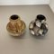 German Multi-Color Pottery Fat Lava Vases from Scheurich, 1970s, Set of 2 13