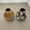 German Multi-Color Pottery Fat Lava Vases from Scheurich, 1970s, Set of 2, Image 13