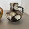 German Multi-Color Pottery Fat Lava Vases from Scheurich, 1970s, Set of 2 9