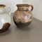 German Ceramic Pottery Lava Vases from Dümler and Breiden, 1960s, Set of 3 8