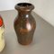 German Multi-Color Pottery Fat Lava Vases from Scheurich, 1970s, Set of 2 10
