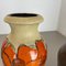 German Multi-Color Pottery Fat Lava Vases from Scheurich, 1970s, Set of 2 6