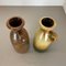 German Multi-Color Pottery Fat Lava Vases from Scheurich, 1970s, Set of 2 11