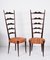 Italian Wood Chiavari Chairs with High Ladder Backs by Paolo Buffa, 1950s, Set of 2 9