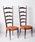 Italian Wood Chiavari Chairs with High Ladder Backs by Paolo Buffa, 1950s, Set of 2 12