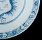 Blue & White Marriage Plate from Delft, 1759 6