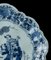 Blau-weiße Chinoiserie Konfekt Schale von Delft 3