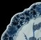 Blau-weiße Chinoiserie Konfekt Schale von Delft 4