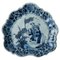 Blau-weiße Chinoiserie Konfekt Schale von Delft 1