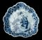 Blau-weiße Chinoiserie Konfekt Schale von Delft 8