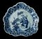 Blau-weiße Chinoiserie Konfekt Schale von Delft 2