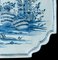 Blau-weiße Chinoiserie Tafel von Delft 5