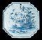 Blue & White Chinoiserie Plaque from Delft 2