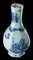 Blau-weiße Chinoiserie Flaschenvase von Delft, 1685 5