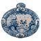 Blue and White Chinoiserie Plaque from Delft 1