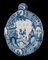Blue and White Chinoiserie Plaque from Delft, Image 3
