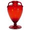 Vintage Red Blown Veronese Vase, 1950, Image 1