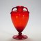 Vase Veronese Vintage Soufflé Rouge, 1950 2