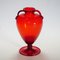 Rote Vintage Veronese Vase, 1950 3
