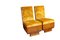 Mustard Velvet Lounge Chairs, Set of 2 3