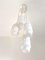 Italian White Opaline Glass Chandelier, 1980s 1