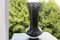 Vintage Italian Black Murano Glass Vase, 1960s 1