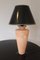 Rosa Murano Glas Tischlampe, Italien, 1950er 10