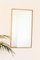 Espejo rectangular de latón, años 60, Imagen 8