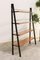 Scandinavian Teak & Iron Ladder Shelves, Italy, 1950s 4
