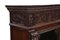 Large 19th Century Carved Oak Glazed Bookcase 4