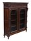 Large 19th Century Carved Oak Glazed Bookcase 1