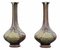 Large Japanese Meiji Period Mixed Metal Vases, 1910s, Set of 2 4