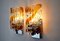 Two-Tone Murano Glass Wall Sconces from Mazzega, Italy, 1970s, Set of 2, Image 4