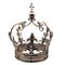 Crown in Shiny Silver Painted Metal 6