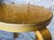 Sgabello vintage con gambe in legno curvato, Immagine 6
