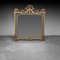 Specchio da parete vintage in legno e foglia d'oro, anni '50, Immagine 1