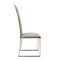 French Grey Steel & Brass Chair by Michel Mangematin, 1970s, Set of 16, Image 6