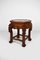 Indochinesischer Niedriger Tisch aus Geschnitztem Holz mit Drachen, 1890er 3