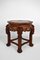 Indochinesischer Niedriger Tisch aus Geschnitztem Holz mit Drachen, 1890er 1