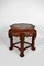Indochinesischer Niedriger Tisch aus Geschnitztem Holz mit Drachen, 1890er 16