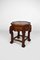 Indochinesischer Niedriger Tisch aus Geschnitztem Holz mit Drachen, 1890er 19