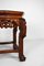 Tavolo basso indocinese in legno intagliato con draghi, fine XIX secolo, Immagine 9