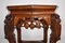 Tavolo basso indocinese in legno intagliato con draghi, fine XIX secolo, Immagine 7