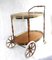 Neoclassical Tea Carriage with Brass Gallery, 1960s 1