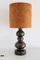 Lampada da tavolo Mid-Century in ceramica con paralume in sughero di Aldo Londi per Bitossi, Italia, anni '60, Immagine 15