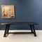 Brutalist Black Wood Table 1