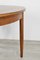 Mid-Century Extendable Round Teak Dining Table, 1960s, Image 3