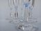 Crystal Wave Flutes from Baccarat, 1990s, Set of 6 5