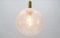 Kugelförmige Bubble Glas Deckenlampe von Doria Leuchten, 1960er 4